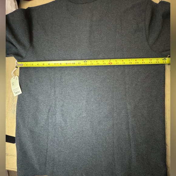 Men's Gray Thermal Henley Shirt - Picture 5 of 6